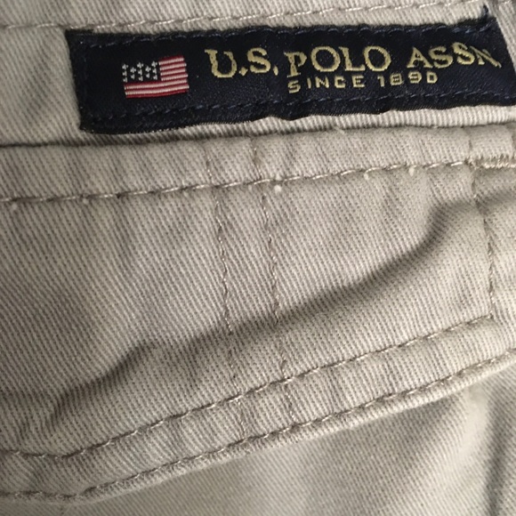 Boys Gray Shorts US Polo Assn Grey Size 8 Kids - Picture 4 of 5